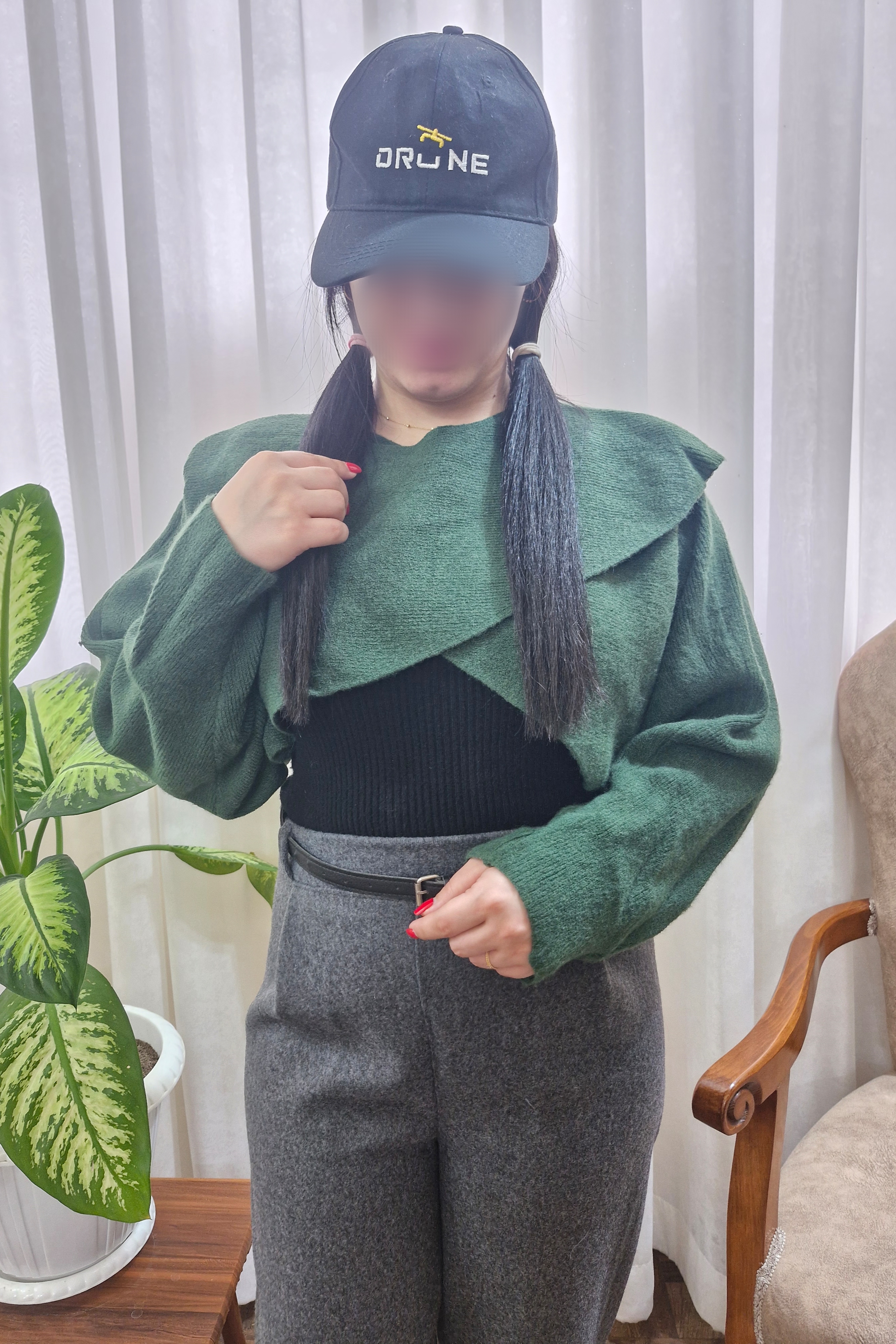 کراپ دخترانه بافت وارداتی