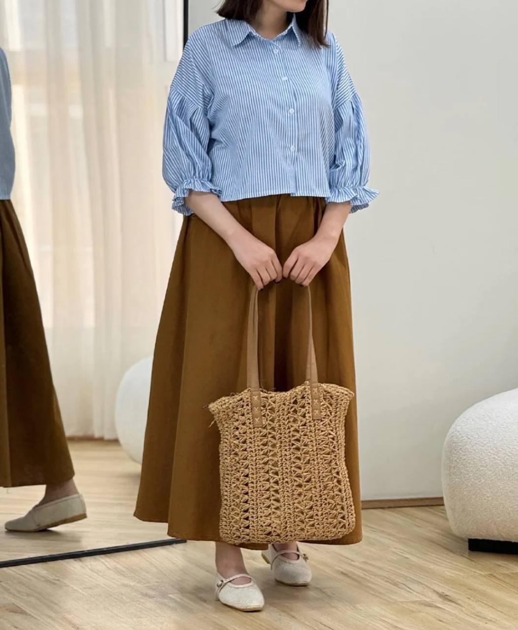 شومیزکراپ عروسکی راه راه زارا